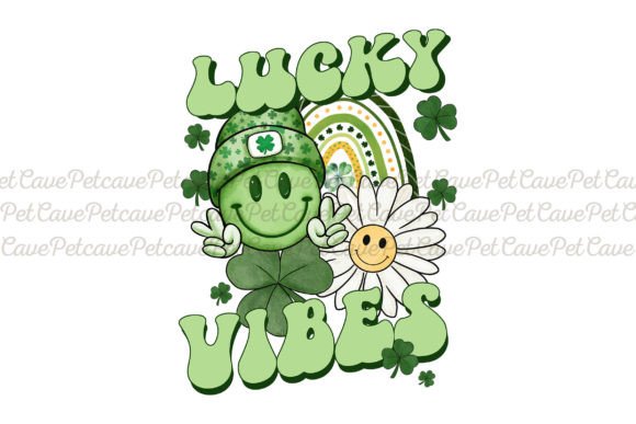 Download Lucky Vibes Retro St. Patrick's Day PNG - St. patrick's day png Collection