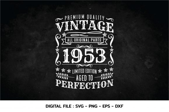 Download Birthday Vintage 1953&nbsp;&nbsp; - Premium Bundle