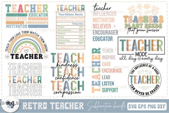 Download Retro Teacher Quotes SVG Bundle - Teacher quotes svg Collection