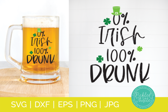 Download Funny St.Patrick's Day SVG - 0 Percent I - Funny Collection