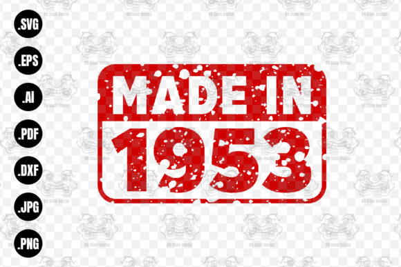Download Made in 1953 Rubber Texture Stamp&nbsp;&nbsp; - Premium Resources