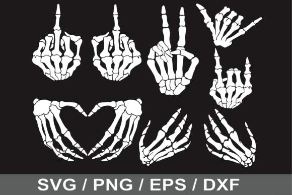 Download Peace Skeleton Hand SVG, PNG, EPS, DXF - Peace Collection