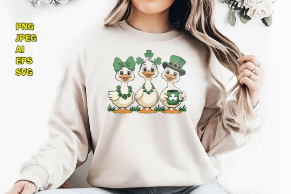 Download Funny St Patrick’s Day Silly Goose PNG - Funny Collection