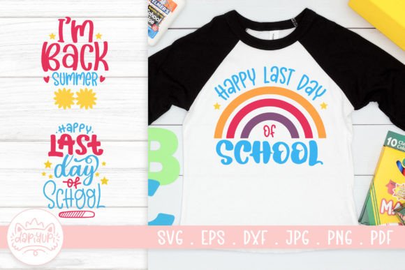 Download Last Day of School Quotes SVG Cut File - Premium Resources
