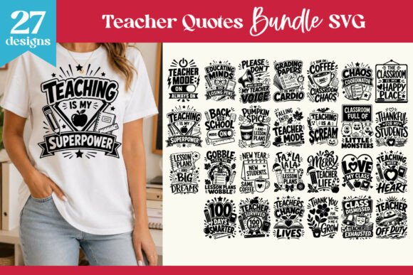 Download Funny Teacher Quotes SVG Bundle - Funny Collection